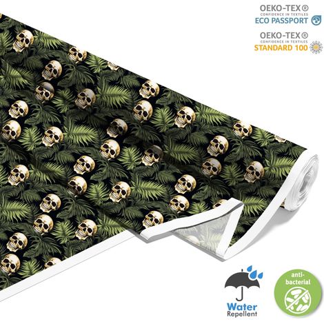TESSUTI DECORATIVI PER ESTERNI OXFORD - Motivo Teschio I DX4649 (1/5)