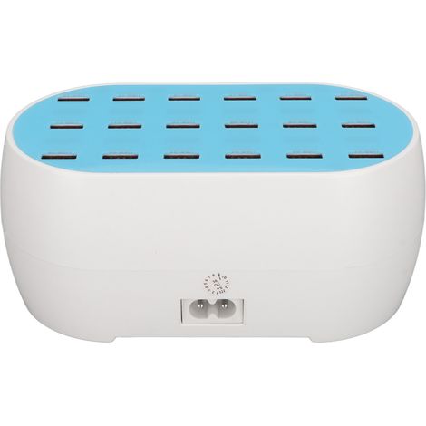 Station de Recharge USB 18 Ports 120W, Chargeur Multiple Rapide pour iPhone, Samsung, Tablettes et Plus, Prise Européenne (1/5)
