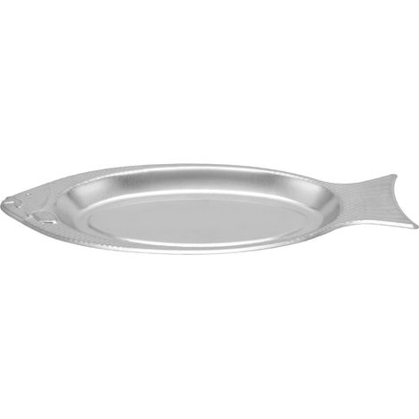Plat de Service en Forme de Poisson en Acier Inoxydable Extra Épais pour Anniversaire Mariage (1/5)