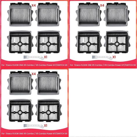12 filtres HEPA de rechange pour aspirateur eau et poussière Tineco FLOOR ONE S5 Combo / S5 Combo Power KIT/SWITCH S6 (1/5)