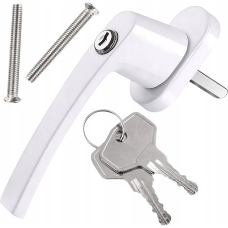 Manilla de ventana con llave, cerradura antirrobo (1/5)