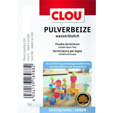 Clou Holzbeize 5 g smaragdgrün