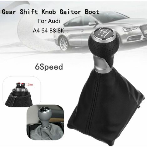 6-Speed Manual Gear Shift Knob For Audi A4 S4 B8 8K S-Line (1/4)