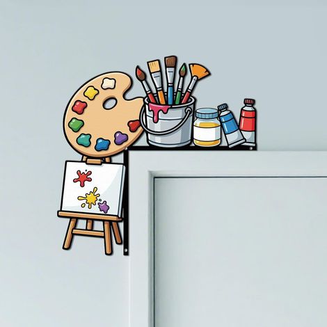 Fournitures Art Déco Porte Métal Murale (1/5)