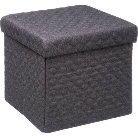 Pouf pieghevole mix n modul 31x31cm grigio antracite - 5five