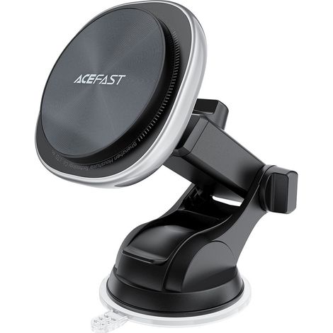 Support magnétique pour smartphone avec chargeur sans fil pour tableau de bord MagSafe - Noir (1/5)