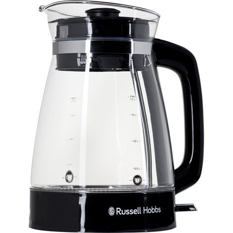 Russell Hobbs 26080-70 Classics Bollitore Caraffa in Vetro Illuminazione Interna Blu Base Girevole a 360 Gradi (1/5)