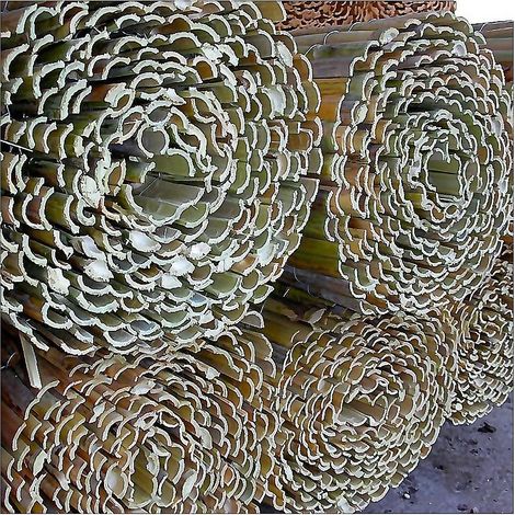 Mugar Cañizo Natural De Media Caña – Cerramiento 2x5m, Ocultación 80%