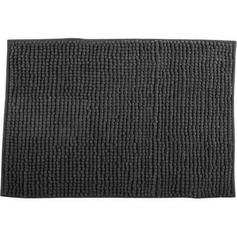 Alfombra de baño CHENILLA microfibra 60x90cm Gris MSV