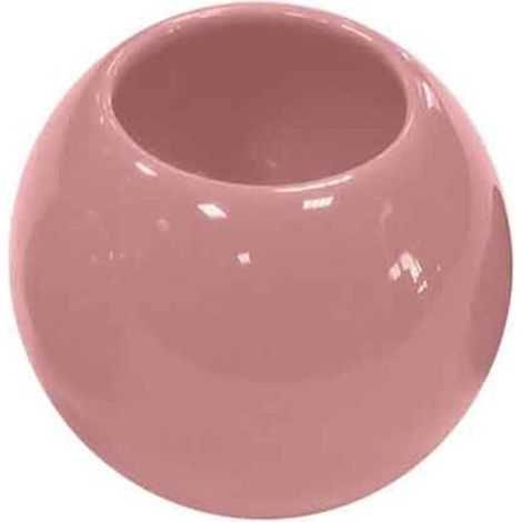 Gobelet de Salle de Bain "Bullea" 9cm Rose Poudré (1/3)