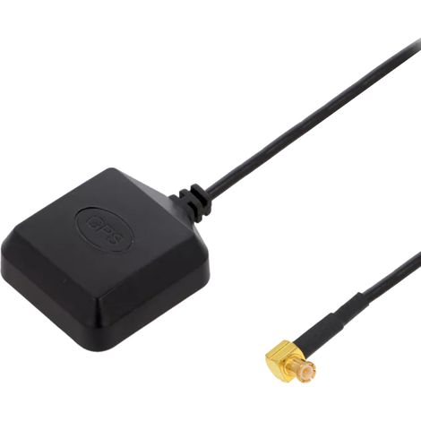 Antena GPS de banda L1 con im谩n, conector MCX RA de 3 m