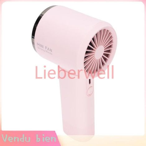 Garosa Ventilateur turbo portable Ventilateur Turbo portatif, batterie 5000mAh, ventilateur personnel sport outillage Blanc Rose (1/5)