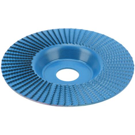 Disque à sculpter le bois, 125 mm, accessoire de travail du bois en carbure de tungstène, bleu (1/5)
