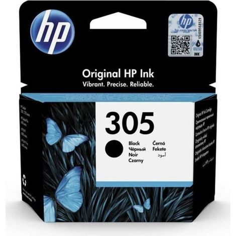 HP 305 Cartouche dencre noire authentique 3YM61AE pour HP DeskJet 2300/2710/2720/Plus4100, HP Envy 6000/Pro 6400