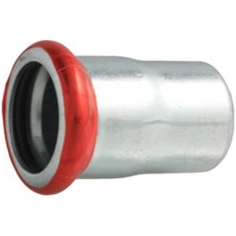 Bonfix press accouplement d'extrémité en acier galvanisé 28mm (1/4)