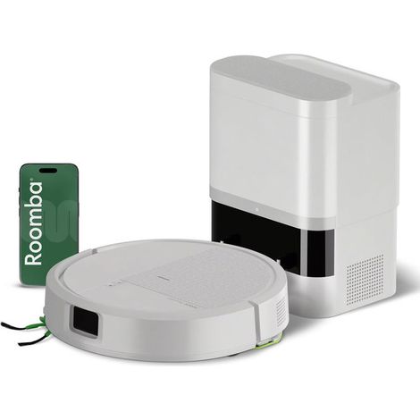 iRobot Robot Aspirapolvere E Lavapavimenti Roomba 115 Combo Con Base AutoEmpty LiDAR 15.000 Pa