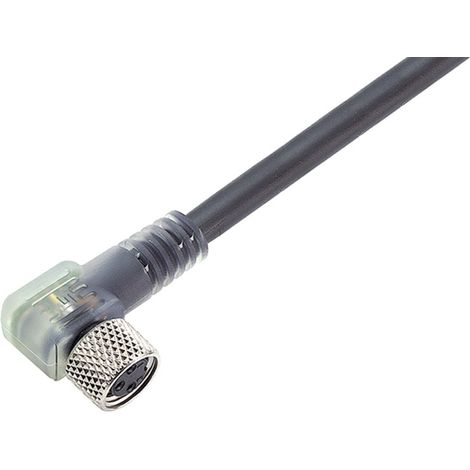 binder 79-3404-52-03 Sensor-/Aktor-Steckverbinder, konfektioniert M8 Buchse, gewinkelt 2.00 m Polzah