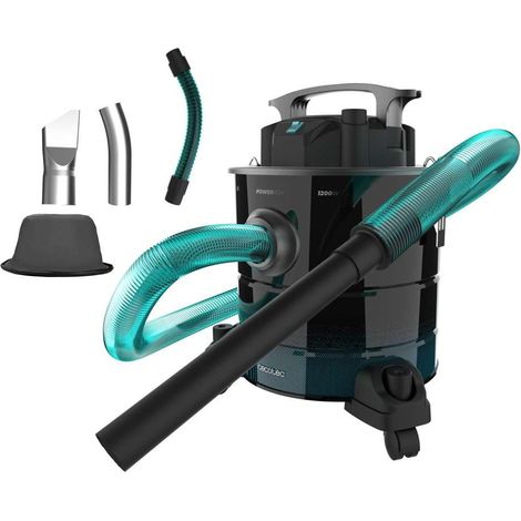 Cecotec Aspiratore di Cenere 20L Conga Ash 5000 Free. Potenza 1200W, Aspirazione 18kPa, Tubo rivestito in metallo, Bocchetta da 38mm, Trasporto facile con ruote e manico (1/5)
