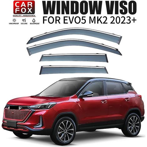 Déflecteurs de pluie et de pluie pour vitres de voiture EVO5 MK2 2023-2025 (4 pièces) (1/5)