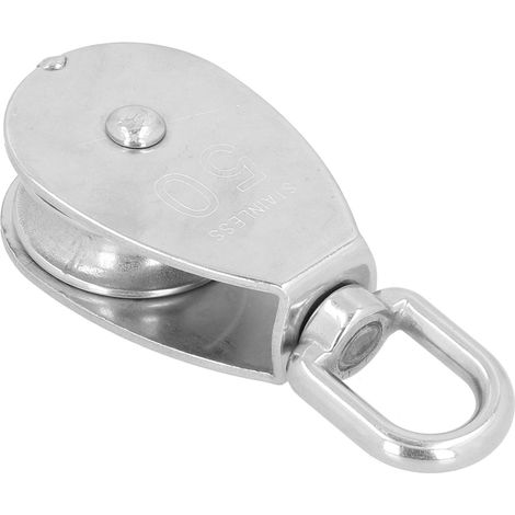 50-mm-Rolle aus Edelstahl 316, 360°-Drehgelenk, universelles Hebezeug für Boote und Schiffe (1/5)