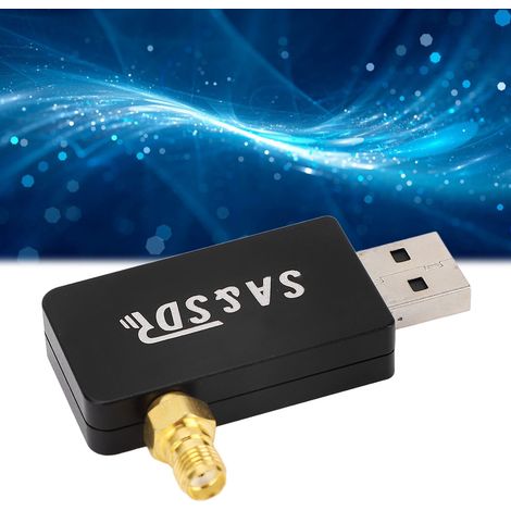 Récepteur SDR miniature, analyseur RF et analyseur de spectre à large bande avec une plage de fréquences de 25 MHz à 1896 MHz. Le connecteur MA-K permet la connexion de lignes de signal d'entrée exter (1/5)