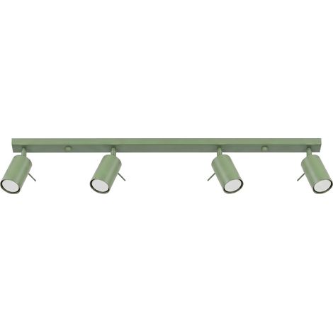 Plafoniere RING salvia 80x16x6cm Acciaio Sollux (1/5)