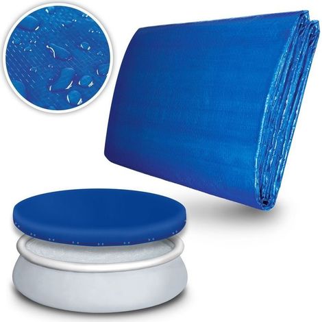 Couvercle rond pour piscine gonflable, diamètre 366 cm, compatible avec les modèles Fast Set et Quick Up, étanche et résistant aux intempéries (1/5)