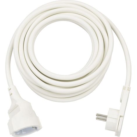 Brennenstuhl 1168980250 Strom Verlängerungskabel Weiß 5.00 m H05VV-F 3G 1,5 mm²