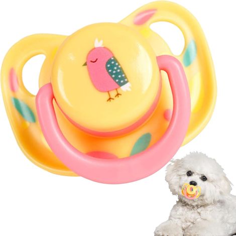 Pacifier Dog Toy,Teething Toys Dog Pacifier Cartoon Pacifiers, (1/5)