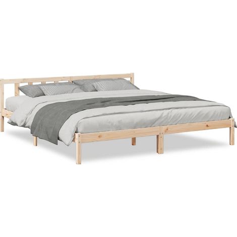 Maison Exclusive - Letto Extra Lungo senza Materasso 200x220 cm in Legno di Pino