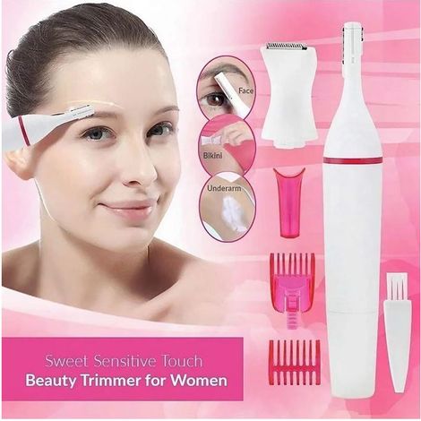 Kit de tondeuse à cheveux 5 en 1 épilation électrique multifonctionnelle sans douleur utilisation à domicile (1/5)