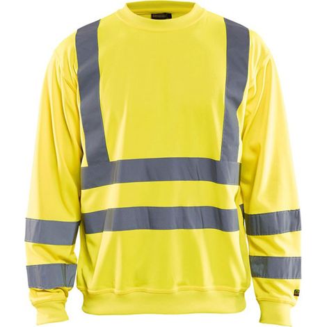 Sweat de travail haute visibilité 3341 - Jaune fluo XXXL (1/5)