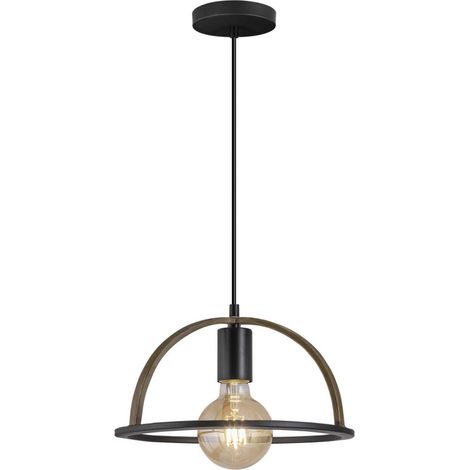 Colgante modelo Lolo acabado negro 23 cm(alto) 30 cm(ancho)30 cm(fondo) (1/2)