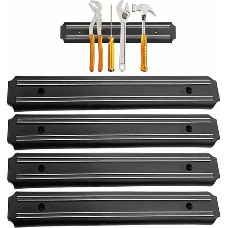 Porte Outils Mural magnetique 4 Pieces 33 cm x 5 cm Barre magnetique Outillage Barre aimantée pour Outils Panneau Porte Outils Barre aimantée Barre aimantée Barres magnétiques pour Outils (1/5)