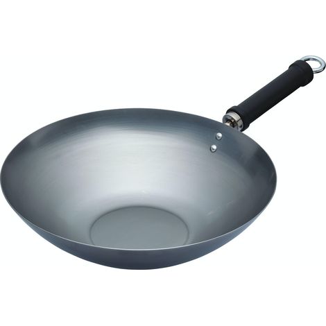 Kitchen Craft KCOR5 - Wok, argenté