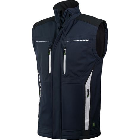 Leibwächter Softshell-Bodywarmer FLEXB Gr. 7XL marine/schwarz