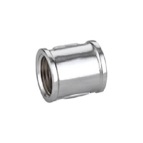 MANCHON DROIT FF EN LAITON CHROMÉ IBP Taille : 3/8" - CONF