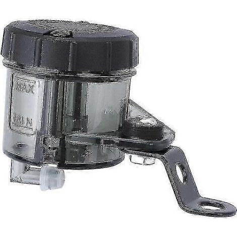 Réservoir universel de liquide de frein et d'embrayage avant pour moto, avec support, compatible Honda et Suzuki (réservoir et support inclus). (1/5)
