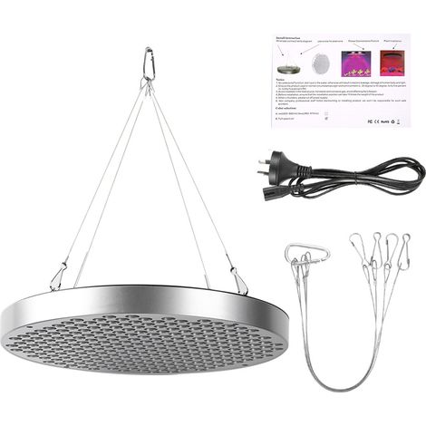 Lumière de croissance LED 50W 85-265V pour plantes d'intérieur, spectre complet, lampe ronde pour plantes, prise AU (1/5)