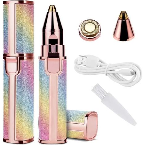 Épilateur Visage Peaux Sensibles Usb Rechargeable  Épilateur De Précision Portable Stylo Femme Homme  Épilation Corps, Pel[J6284] (1/5)