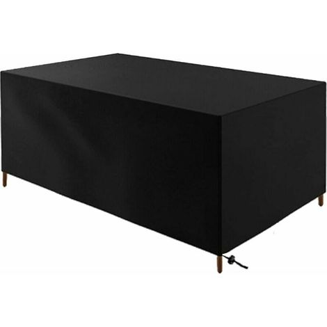 Housse De Meuble De Jardin - Tissu Oxford 210D Avec Revêtement PVC Imperméable - Pour Canapé D'Extérieur Rectangulaire - 213 x 132 x 74 cm - 1 Pièce (1/5)