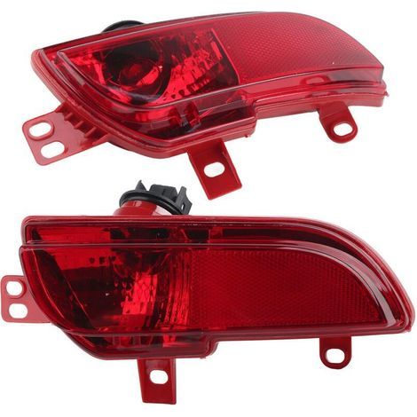 Left rear fog light assembly 6350HA red cover replacement for Peugeot 206+ 2009-2012 AIPERQ (1/4)