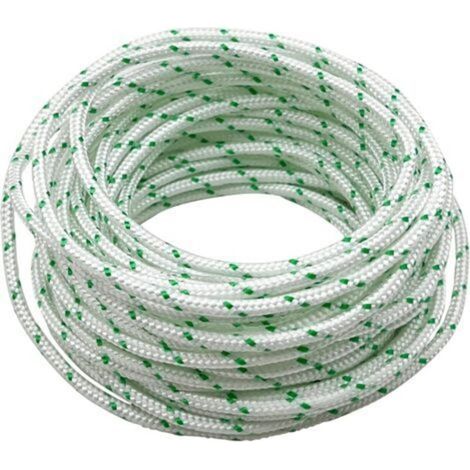 Corde de démarrage 10 m x 4,0 mm, compatible avec les tronçonneuses, tondeuses à gazon, coupe bordures et tondeuses à gazon Craftsman Husqvarna STHIL Poulan (1/4)