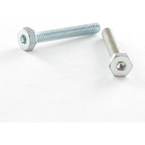 Vis métaux Tête hexagonale TH + Clé de 4 HC4 M6X35 Acier zingué-1 pièce (1/3)