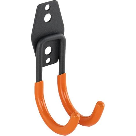 Support outil bradas incurvé 70 mm rangement atelier