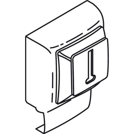 Prise téléphone en té 8 contacts blanc avec cadre saillie pour moulure hauteur 15mm Keva Planet Wattohm (1/2)
