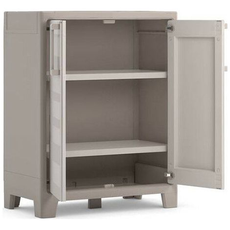 Armadio Basso da Esterno o interno Kis Gulliver cm 44 x 80 x 100 2 Ripiani