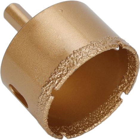 Scie cloche diamantée à manche rond, foret à carrelage de 55 mm (1/5)
