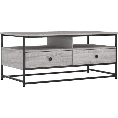 Maison Exclusive - Couchtisch Grau Sonoma 100x51x45 cm Holzwerkst