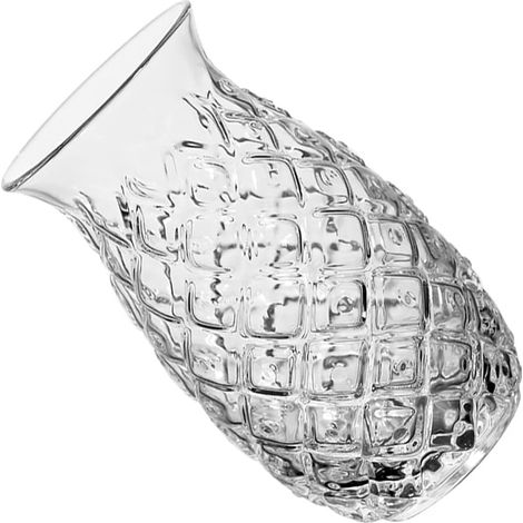 1 Verre à cocktail, design ananas, verre transparent, capacité 480 ml, pour maison et restaurant (1/5)